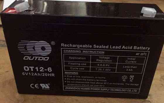 Аккумулятор 6V 12А AGM (151х51х100) Мукачево