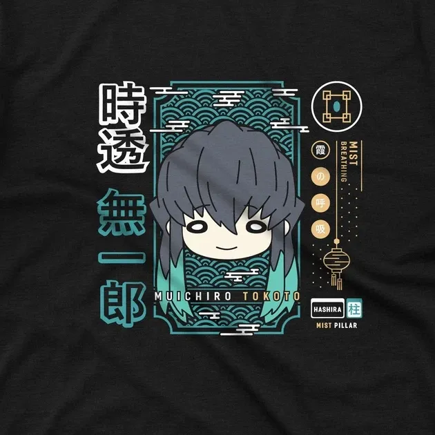 Футболка мужская с принтом Клинок, рассекающий демонов Муічіро Размер 48 Anime0438 Днепр - изображение 4