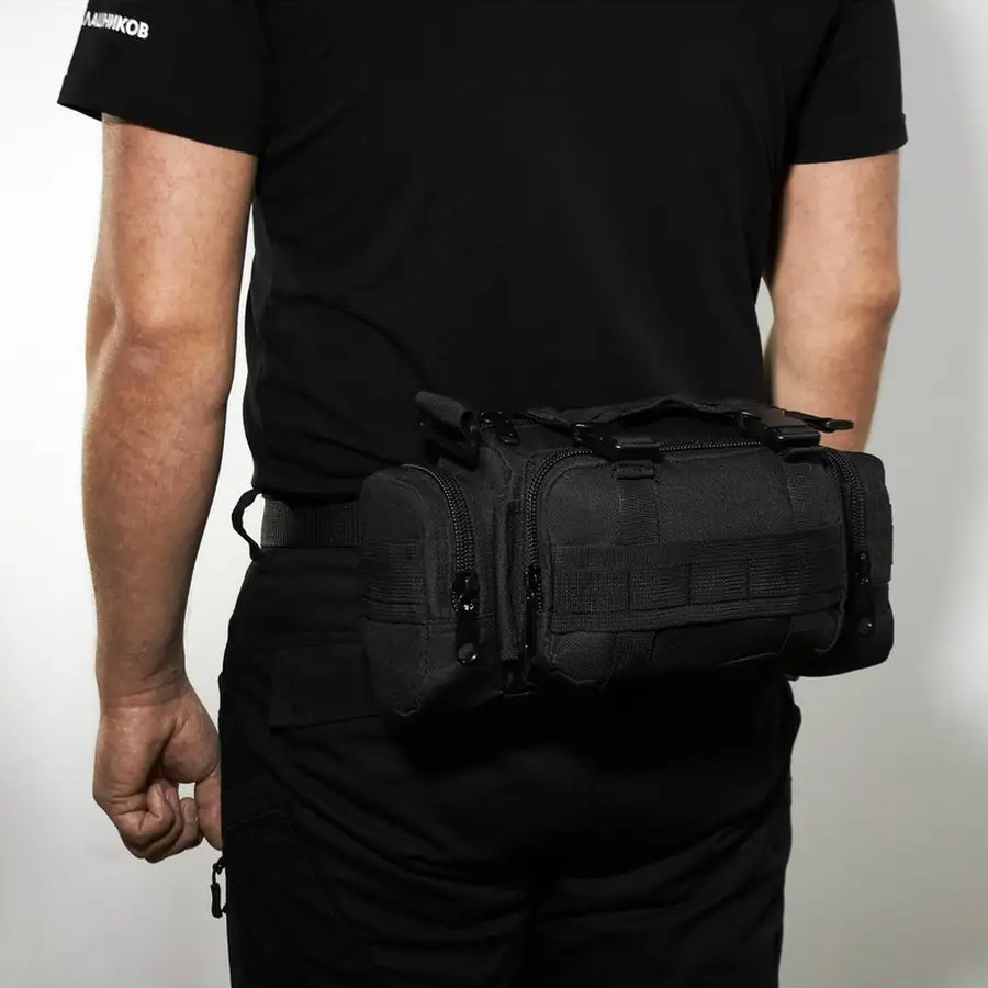 Чоловіча плечова сумка слінг, Сумки тактичні чоловічі використання, Чоловіча сумка кроссбоді VN-80 Львів - фото 12