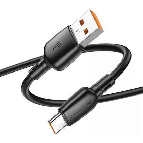 Кабель BOROFONE BX93 Super power 100W charging data cable Type-C Black Одеса