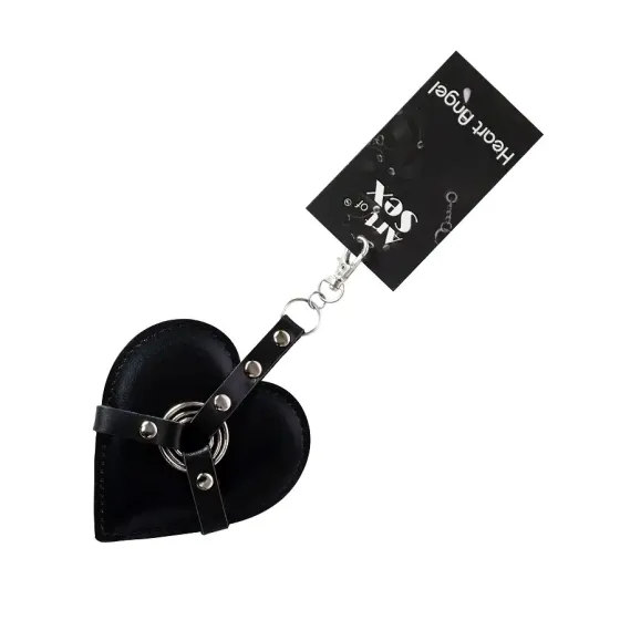 Брелок на карабіні для ключів Art of Heart Angel, Чорний Львов