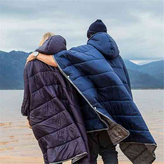 Спальний мішок-пончо Naturehike NH18D010-P, Hollow cotton, бронзовий Київ