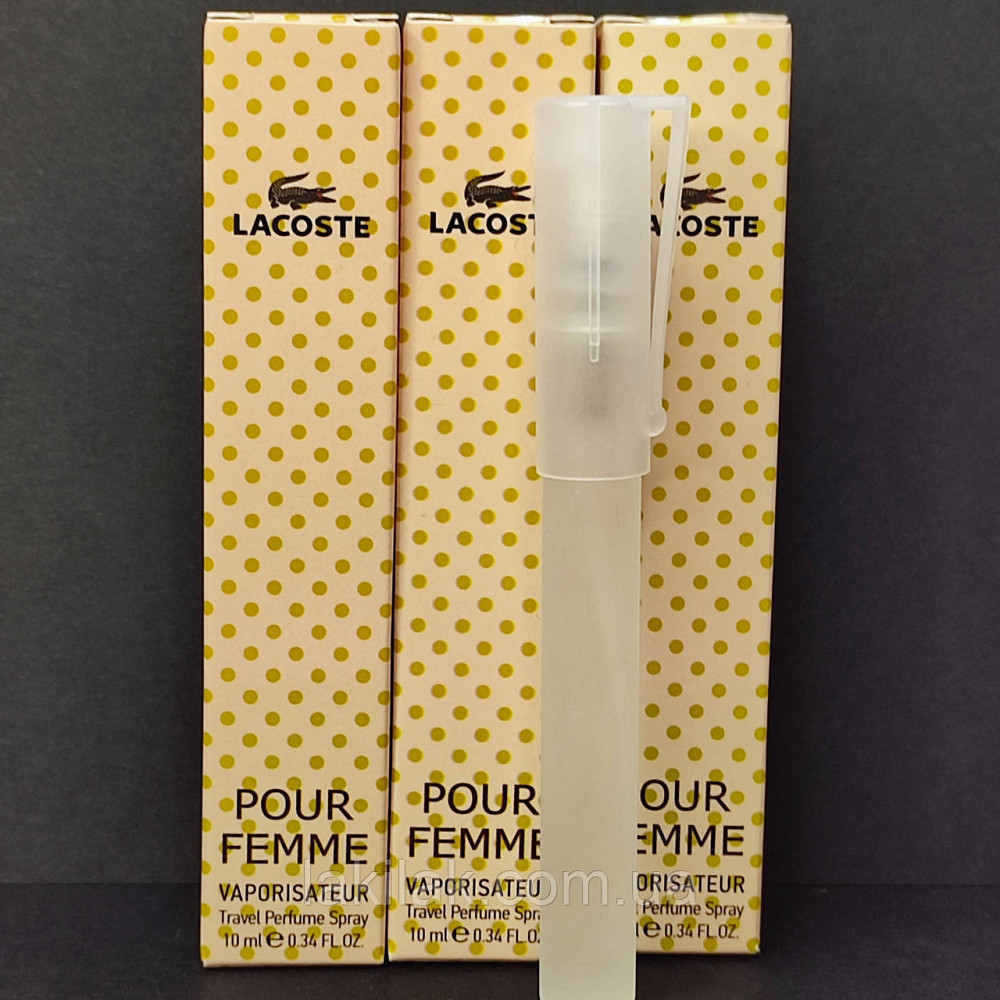Парфумована вода Lacoste Pour Femme 10мл (з роспилювачем), жіночі Херсон - фото 1