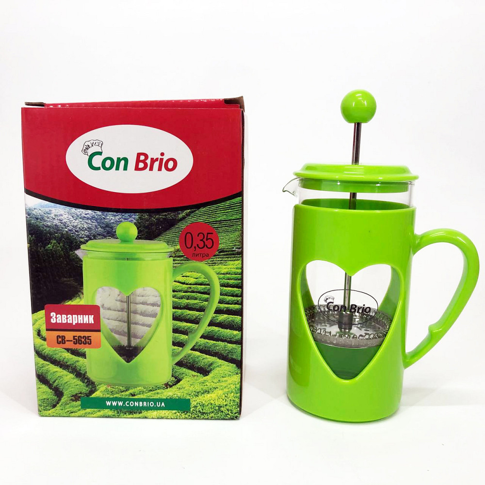 Френч-пресс красивый, Простой френч-пресс, Френч-пресс для заварки кофе вместительный UH-23 Львов - изображение 4