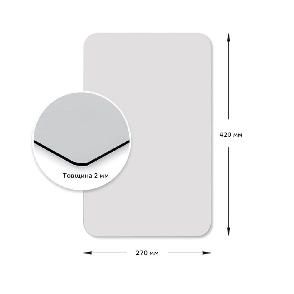 Зеркало акриловое самоклеющееся 270х420х2мм SW-00000747 Киев - изображение 3