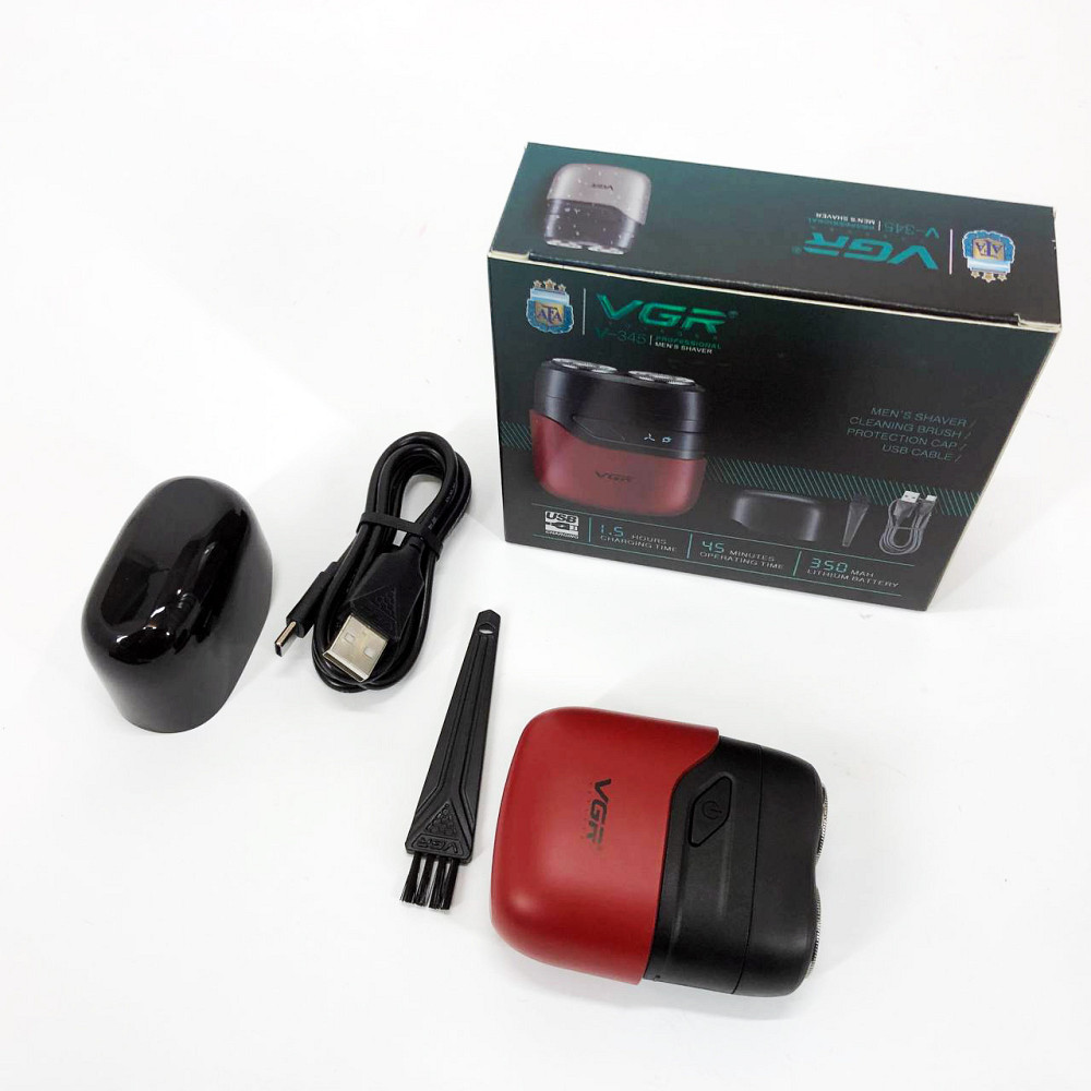 Професійна бритва для чоловіків VGR V-345, Бездротова електрична бритва для гоління BZ-28 Львів - фото 11