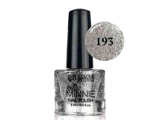 Лак для нігтів 5мл Мini 193 глітер голографік ТМ Colour INTENSE Solmir Київ