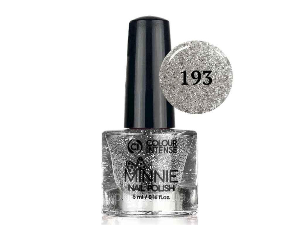 Лак для ногтей 5мл Мini 193 глиттер голографик ТМ Colour INTENSE Solmir Киев - изображение 1
