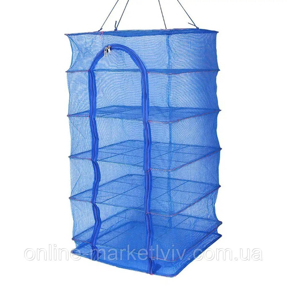 Складная сушилка для рыбы,грибов,сухофруктов на 5 ярусов 100х50х50см SBR Киев - изображение 1