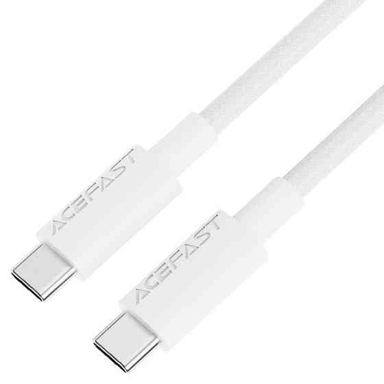 Кабель ACEFAST C18-03 USB-C to USB-C braid charging data cable White Одесса