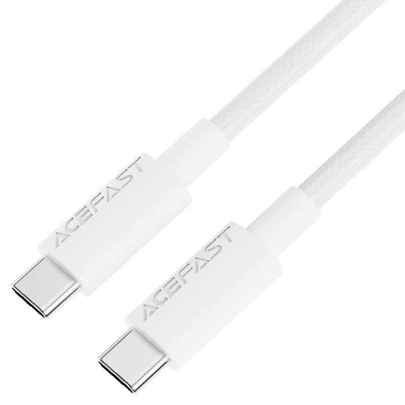 Кабель ACEFAST C18-03 USB-C to USB-C braid charging data cable White Одесса - изображение 1