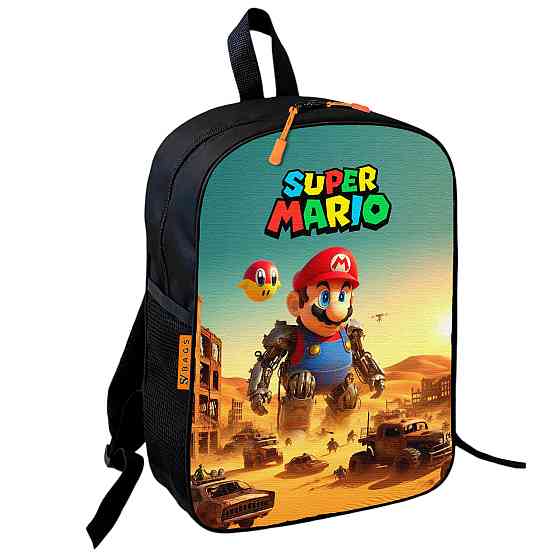 Рюкзак шкільний дитячий Супер Маріо «Super Mario» 36х27 см для хлопчика (01058) Київ
