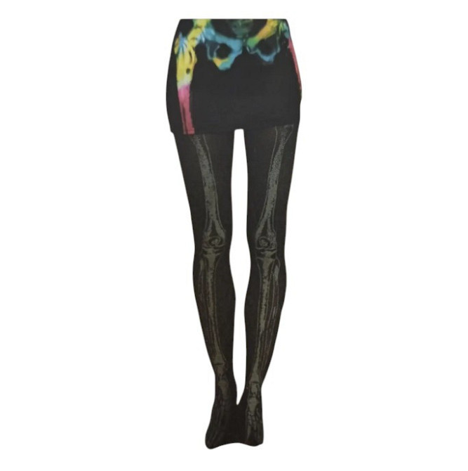 Колготки на Хэллоуин светящиеся 40 den 42-44 черный Киев - изображение 1