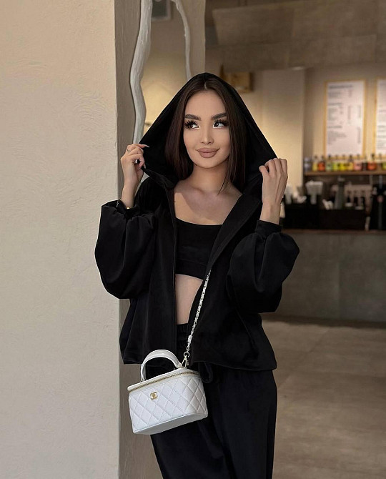 Женский стильный повседневный костюм тройка (кофта+штаны+топ) велюр спорт Одесса - изображение 3