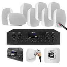 Колонка  Zestaw głośników naściennych 8 x BHW60WH 6" 120W z wzmacniaczem 4 strefowym Київ