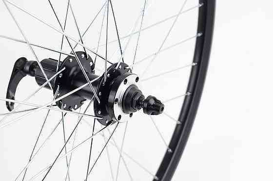 Колесо 26" заднє Disk-brake, обід "крапля" та втулка 14Gx36H алюмінієві, під касету 8-9зв, кріпл. ексцентрик, "RECE26" Київ