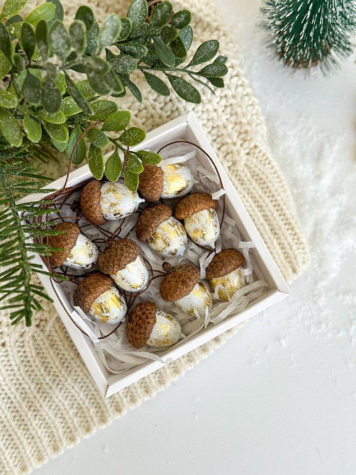 Набор желудей расписанных вручную. Киев - изображение 4