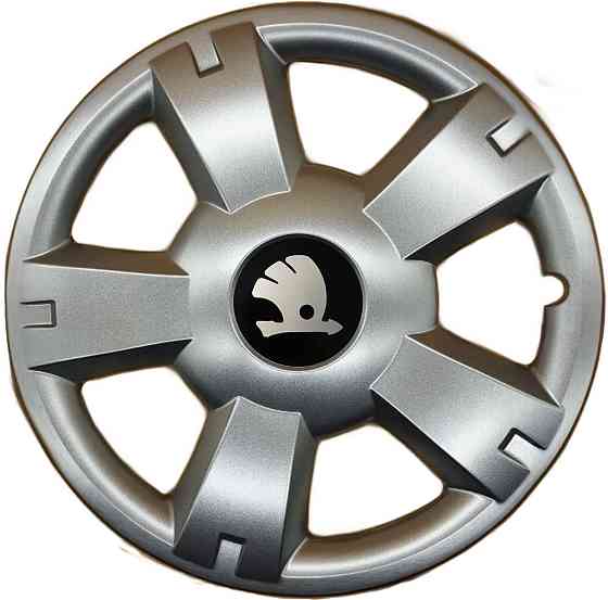 Автомобильные модельные колпаки R14 Skoda 201 4шт, SJS, серебряные Киев