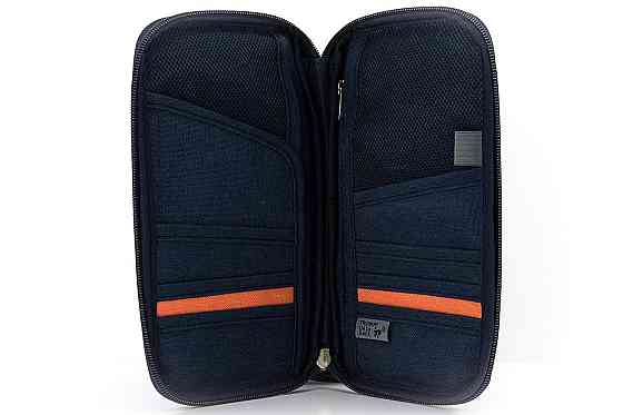 Кейс-органайзер дорожній Safe Flight (11.2 х 24.3 х 2.2 см) поліестер Синій Київ