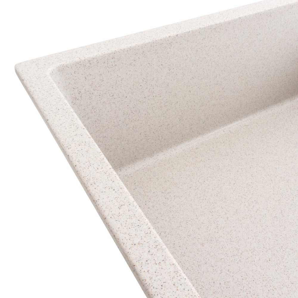 PLATINUM Гранітна мийка для кухні Platinum 8650 DIAMOND матова (топаз) Коломыя - изображение 4