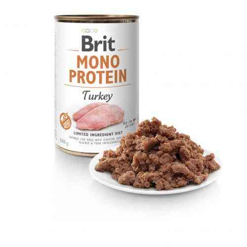 Корм влажный Brit Mono Protein Turkey для собак с индейкой 400 г Киев