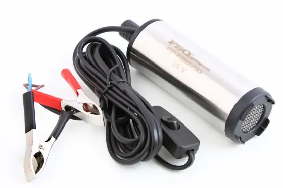 Насос для перекачки топлива 24В d18мм D51мм FSO 30 л/мин Винница