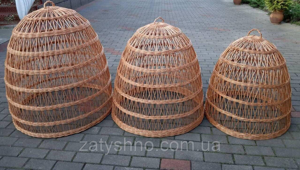 Люстра плетена із лози | люстри плетені із лози  | торшери абажури бра Київ - фото 4