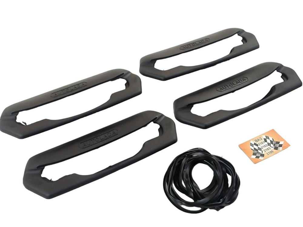 Накладка ручку 2101, 2102, 2103, 2106, 2121, 21213 закрытая с резинками (к-кт 4шт) на Мукачево - изображение 2