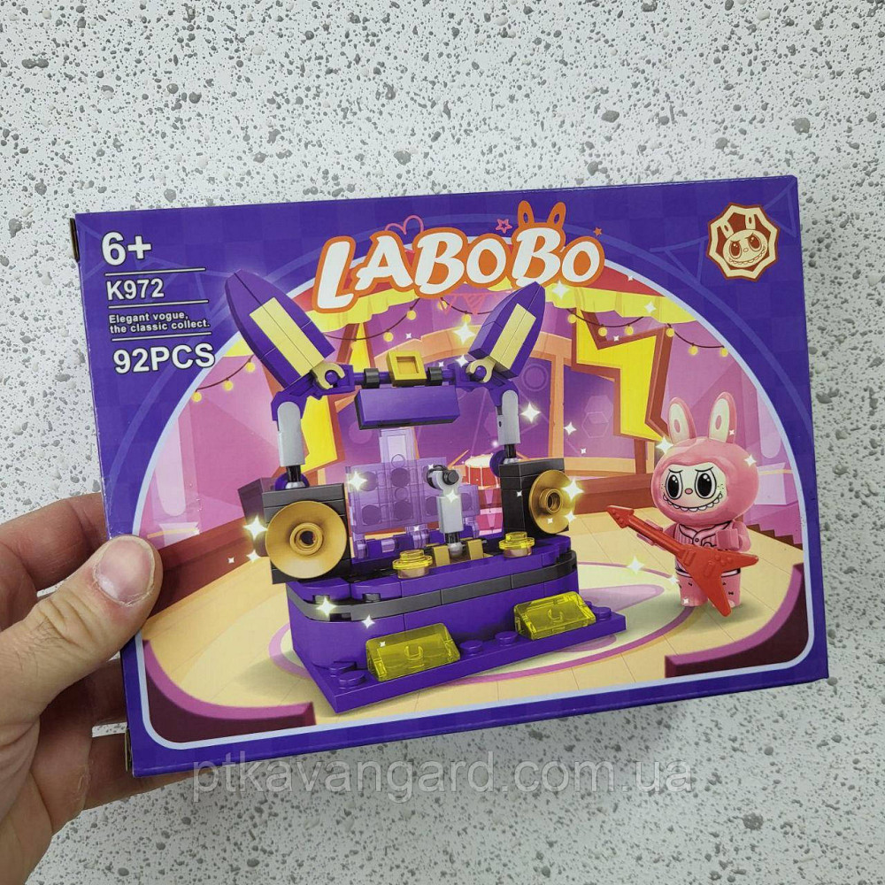 Конструктор лабубу 4в1 375 деталей labubu блоковий 4 набори в блоці K 972 A Хмельницький - фото 2