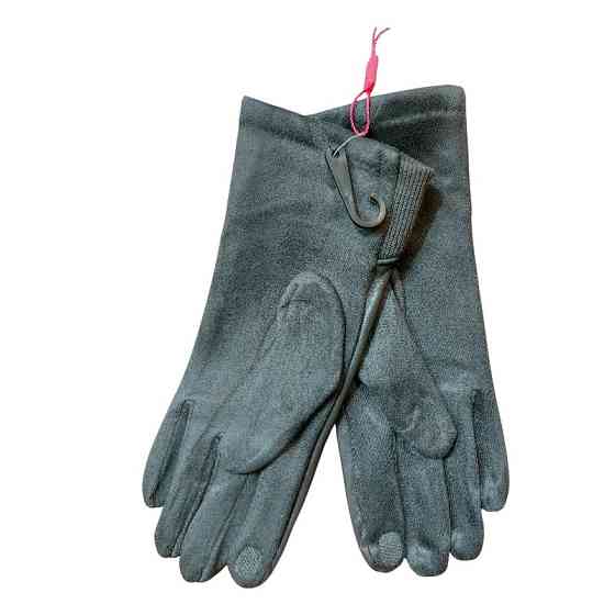 Рукавички жіночі сенсорні one size графіт Київ