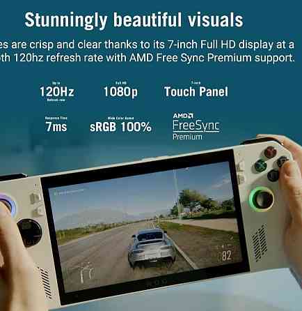 Портативні ігрові приставки ASUS ROG Ally 2023 512 GB Київ