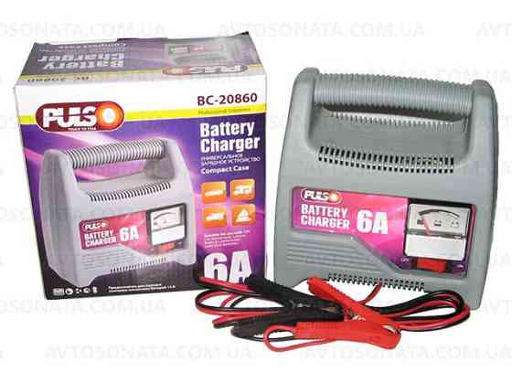 Зарядне устр. PULSO BC-20860 12V/6A/20-80AH стрілка Вінниця