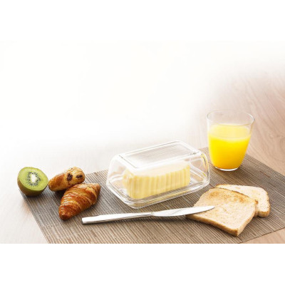 Масленка кухонная Luminarc Butter Clear 17 см (N3913) Винница - изображение 6