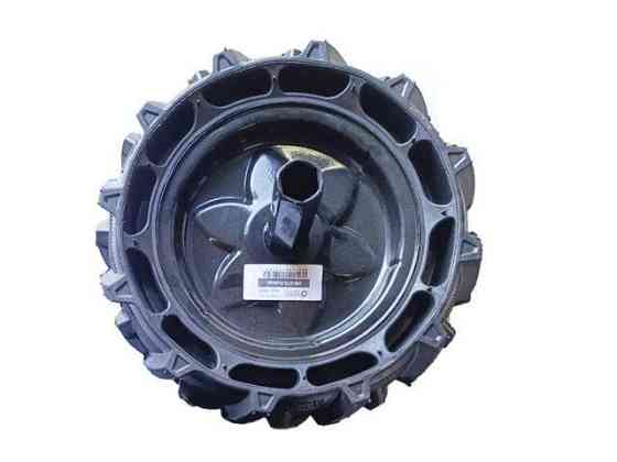 Колесо безвоздушное 3,5*6, со ступицей 24 мм, левое Мукачево