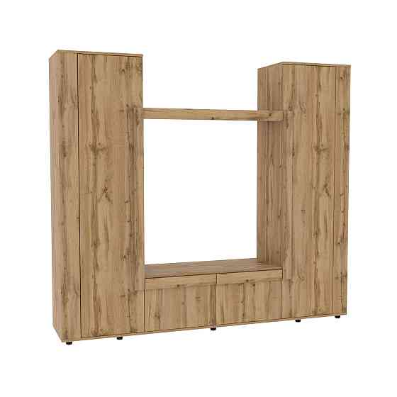 Стенка в гостиную под ТВ Эхо-4, Дуб Аппалачи, 2080х420х1850 Львов