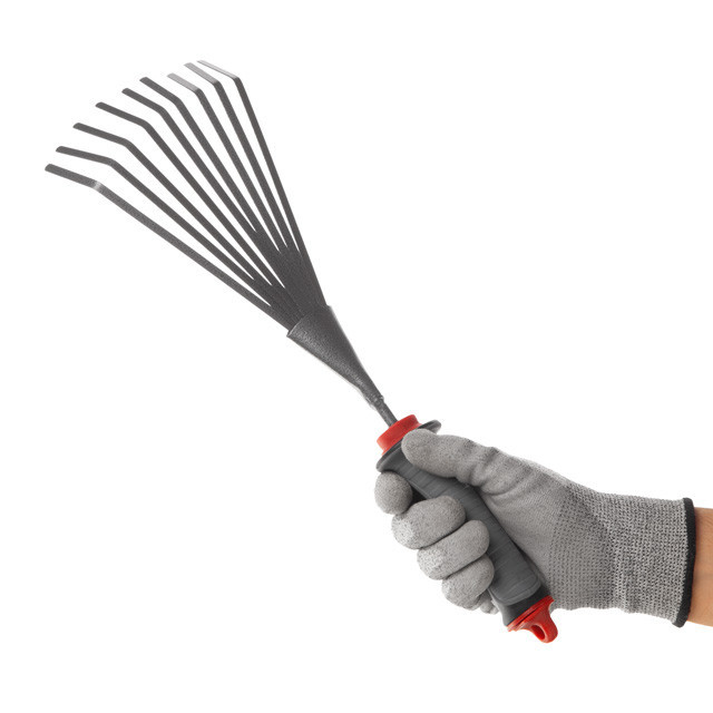 Граблі віялові садові 230 мм * 100 мм з комбінованою рукояткою INTERTOOL FT-0023 Київ - фото 5