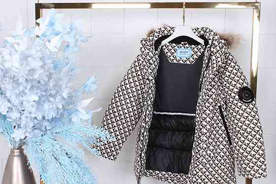 Детская подростковая зимняя куртка на девочку 122 Николаев