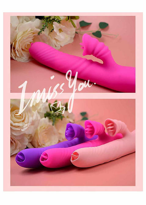 Вибратор Angelia USB 3 functions of thrusting / 20 vibrations Pink Sex Aura Киев - изображение 2