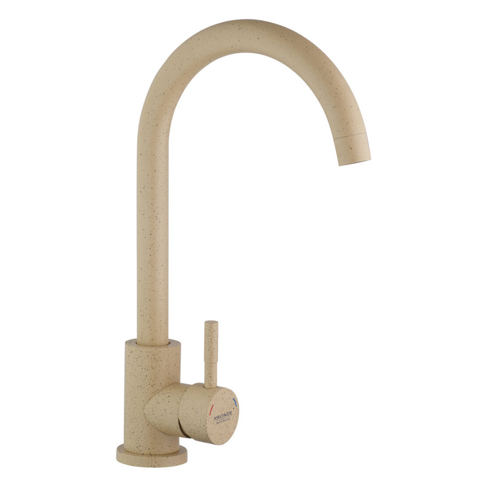 Змішувач для кухні Kroner KRP Edelstahl Klassisch - MAR035 пісчаний Київ - фото 3
