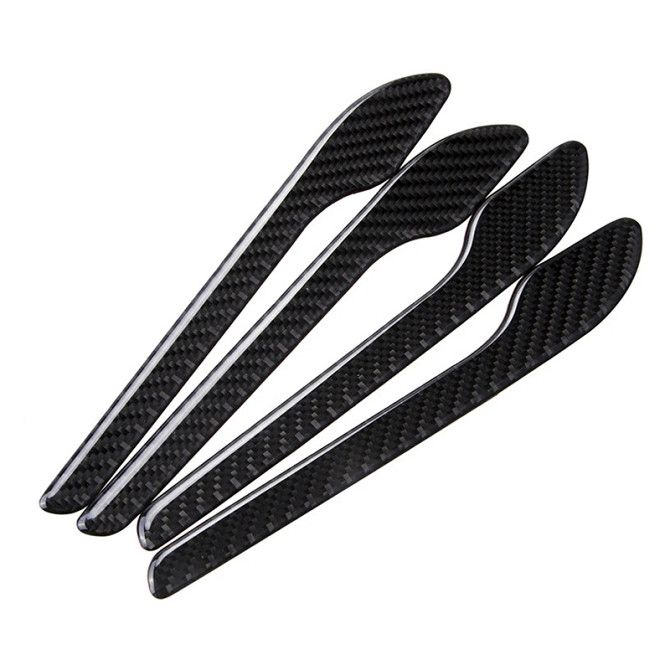 Захисні наліпки на автомобільні ручки Aim Carbon Fiber Anti-scratch (для Tesla Model 3, Y, Карбон, 4шт) Николаев - изображение 1