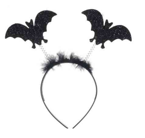 Обруч на Хэллоуин Летучие мыши one size черный Киев