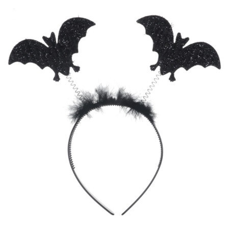 Обруч на Хелловін Летючі миші one size чорний Київ - фото 2