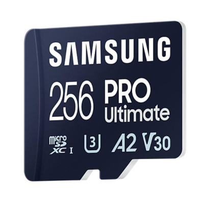 Карта пам&apos;яті Samsung 256GB microSDXC class 10 UHS-I U3 V30 A2 Pro Ultimate (MB-MY256SB/WW) Вінниця - фото 2