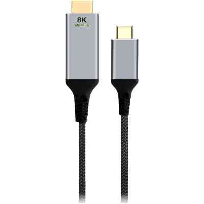 Кабель мультимедийный USB-C to HDMI M 2.0m 8K60Hz Cablexpert (A-CM-HDMIM8K-2M) Винница