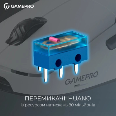 Мышка GamePro Asgard Loki Wireless/USB White (GM022W) Винница - изображение 2