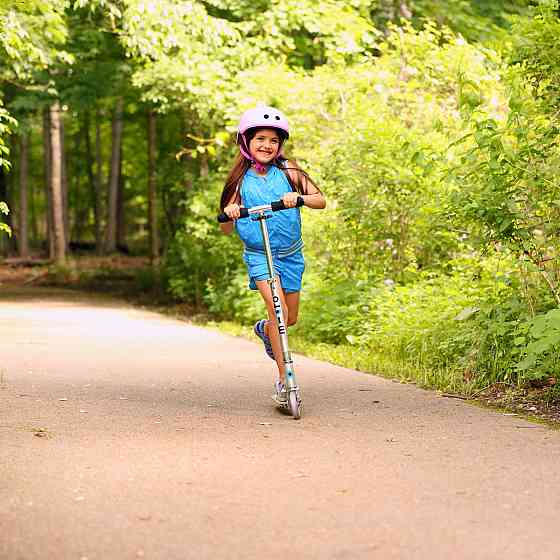 Самокат MICRO серії Sprite – Матовий сріблястий Дніпро