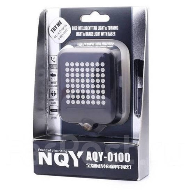 Задній акумуляторний велоліхтар, Світловідбивач на вело, Ліхтар для нічної їзди, Мигалка велосипедна HN-12 Львів - фото 4