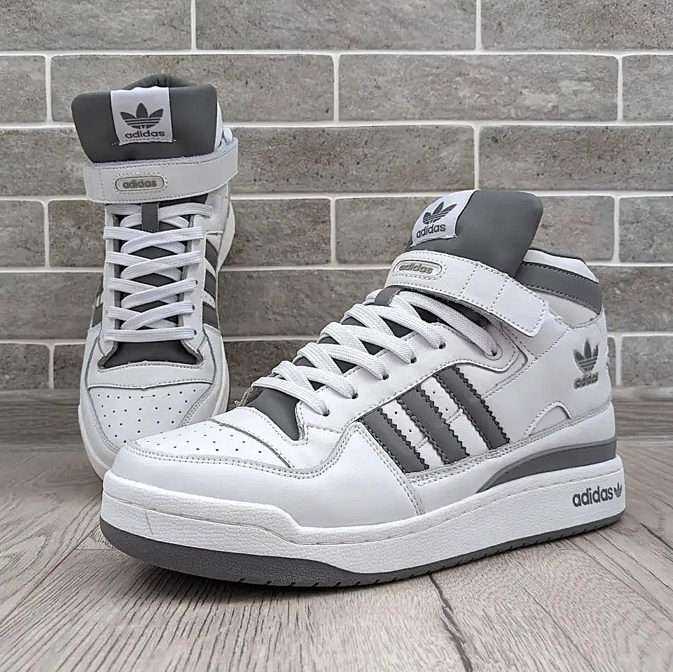 Высокие Термо Кроссовки Adidas Еврозима Кожаные Мужские Ботинки Адидас Белые (размеры: 41,42,45,46) Днепр - изображение 8