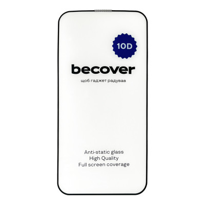 Стекло защитное BeCover Apple iPhone 13 Pro 10D Black (711514) Винница - изображение 3