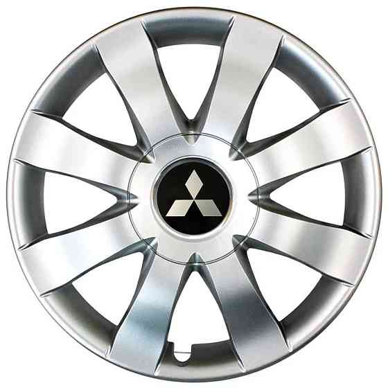 Автомобильные модельные колпаки R15 Mitsubishi 323 4шт, SJS, серебряные Киев